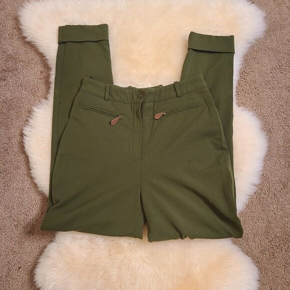 Vintage Hermes High Waisted Wool Jodhpurs / Riding Pants - Picture 5 of 11